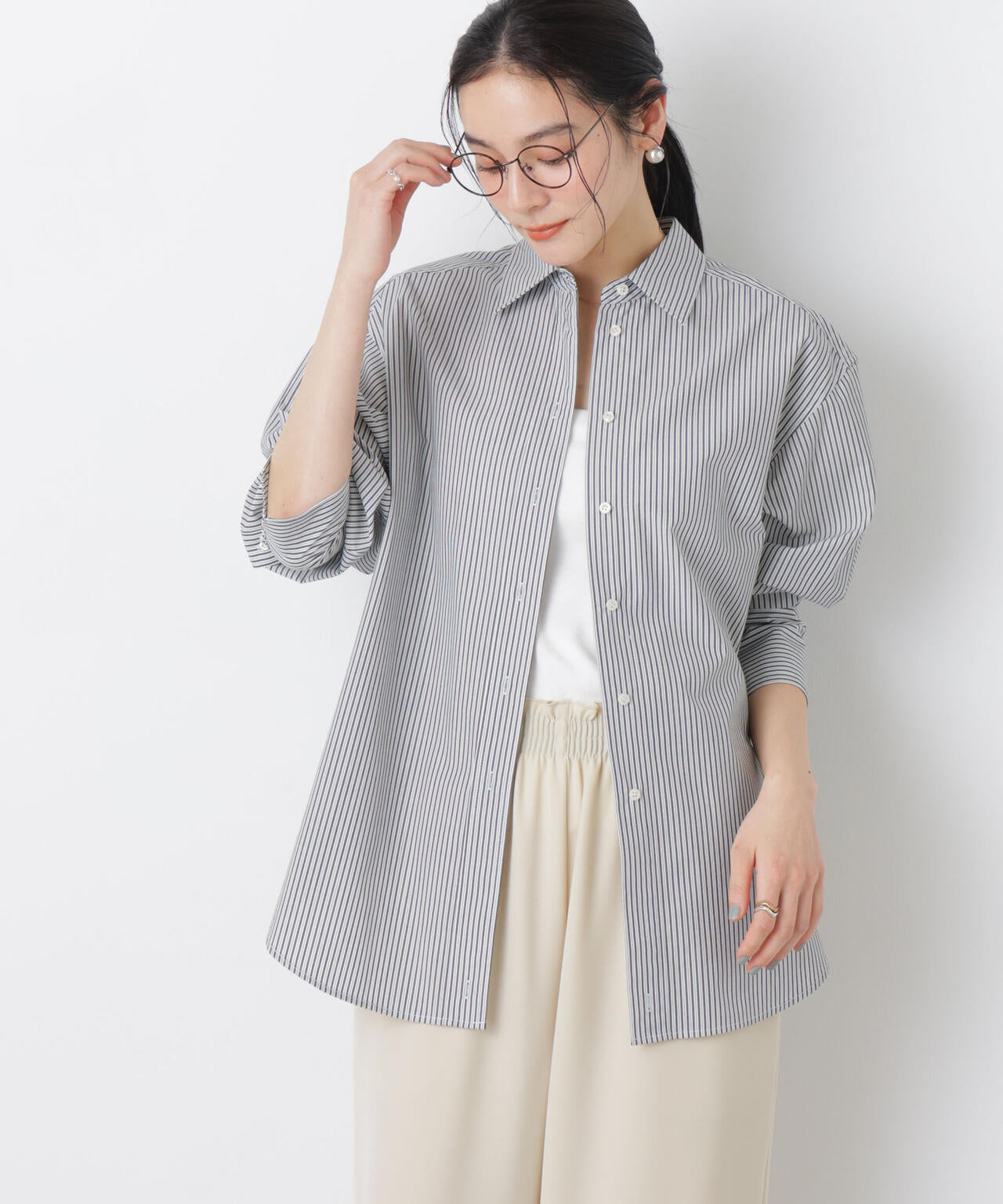 2wayオーバーシャツ