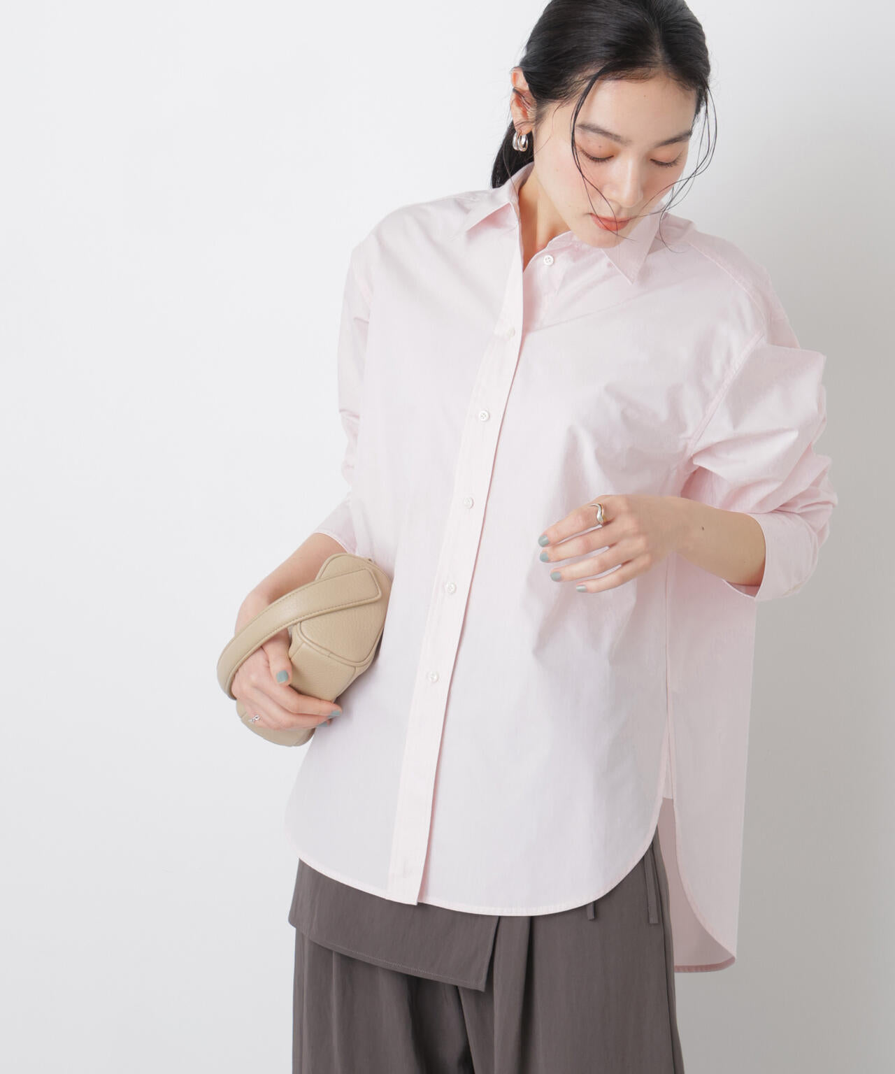 2wayオーバーシャツ