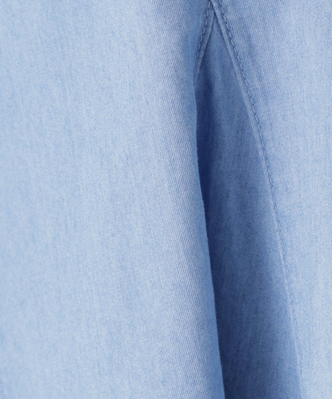 ライトデニムフレアブラウス