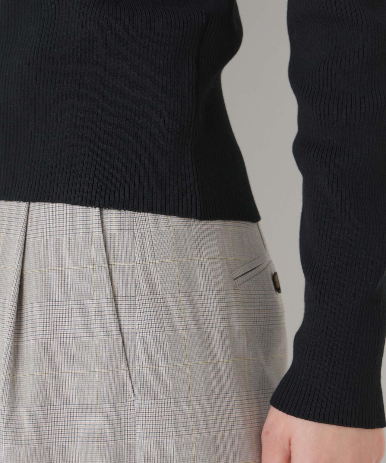 ウォッシャブルハイツイストVネックリブカーディガン