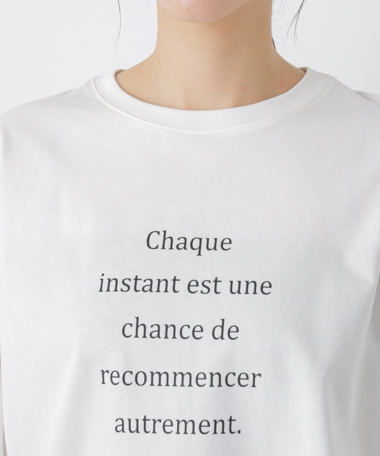 ロゴプリントロングスリーブTシャツ