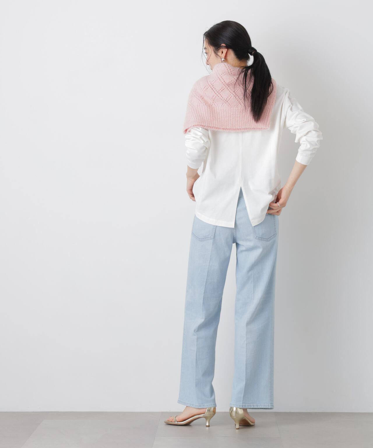 ロゴプリントロングスリーブTシャツ