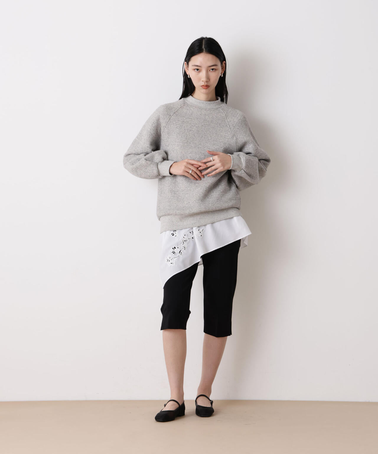 「STEVELOUR」フラッフィースタンドプルオーバー