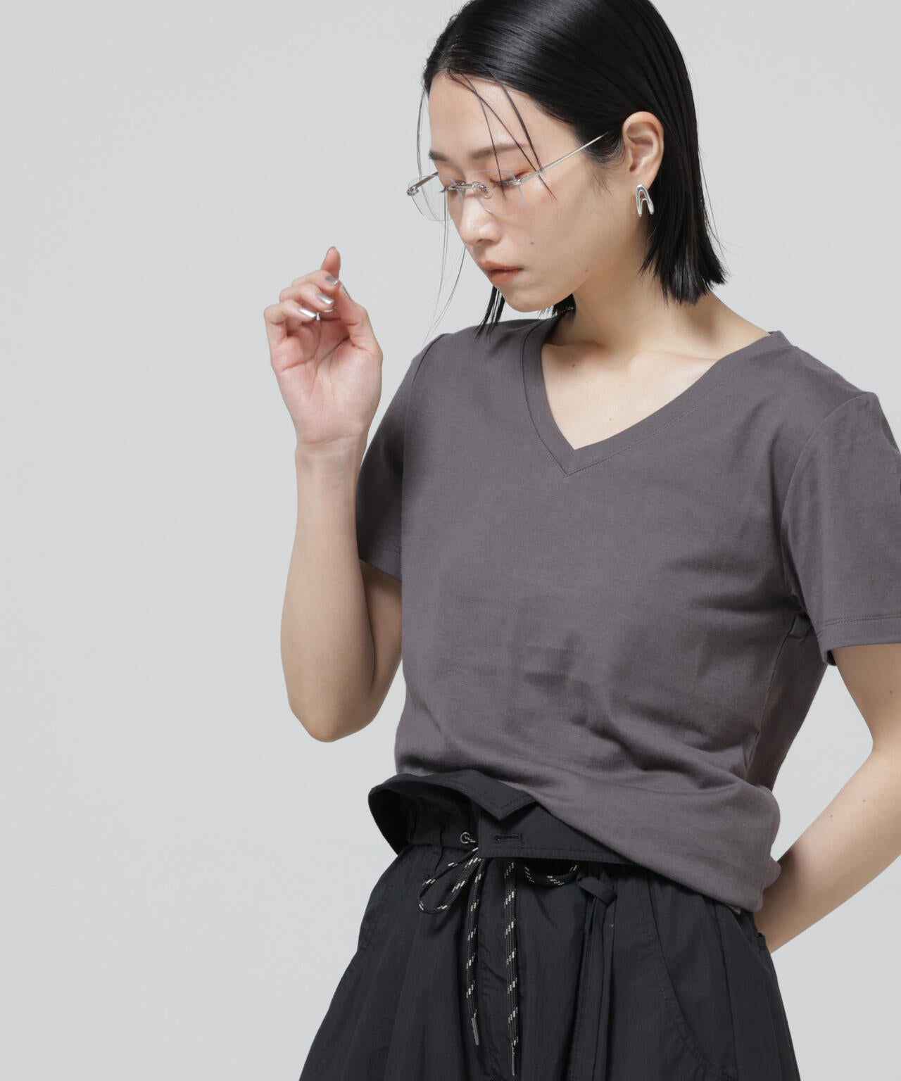 Anti Soaked(R) 汗染み防止VネックTシャツ
