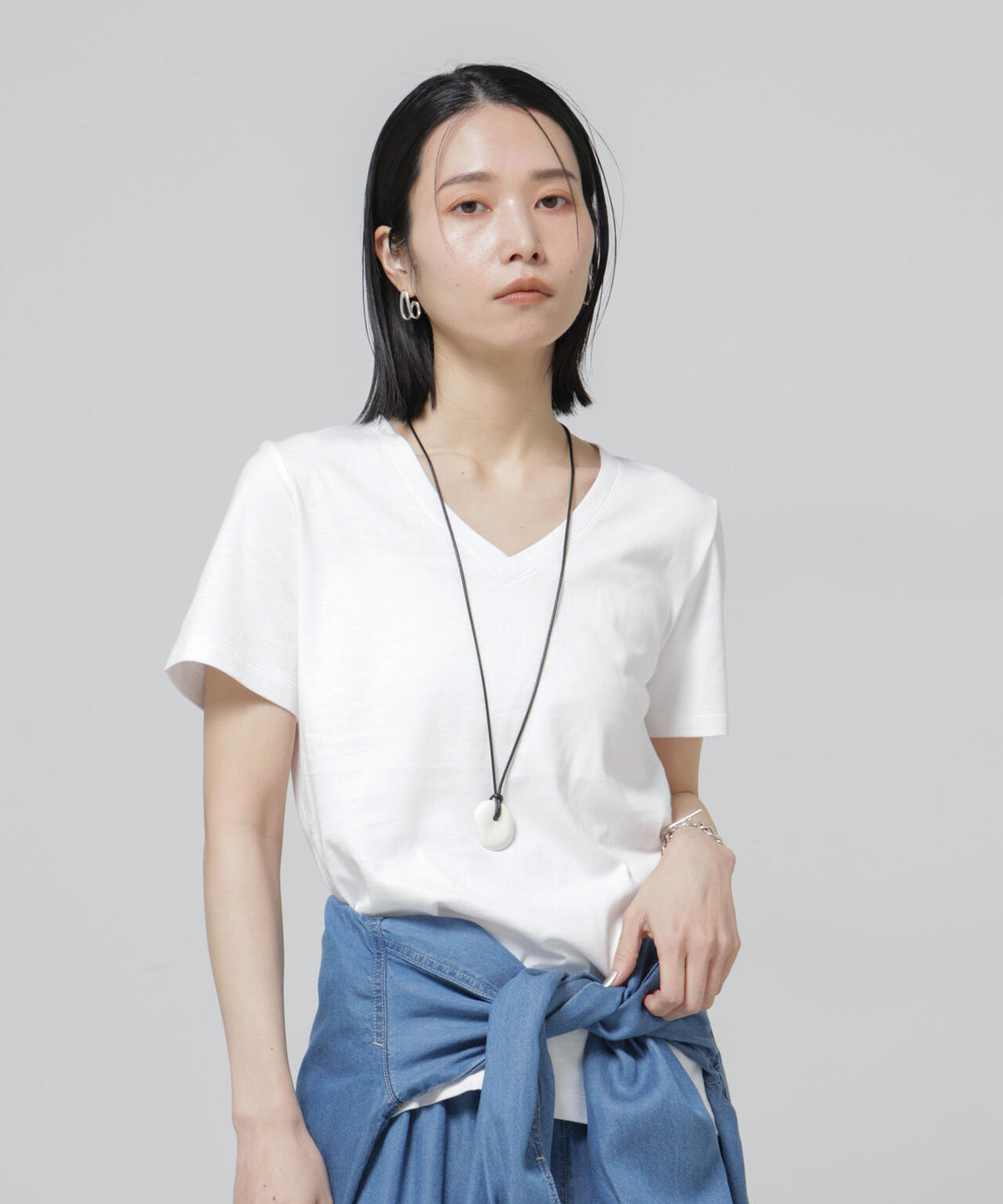 Anti Soaked(R) 汗染み防止VネックTシャツ