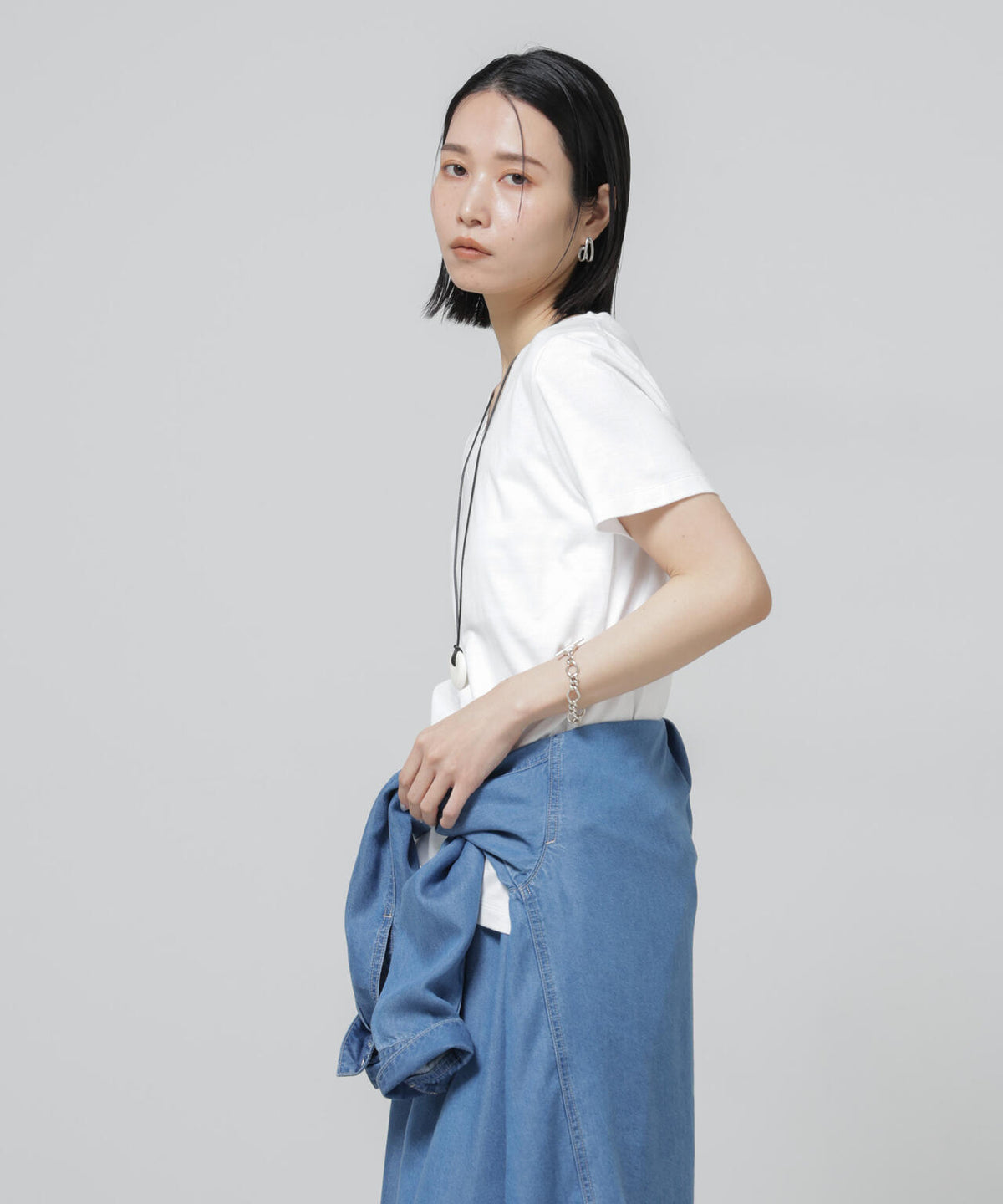 Anti Soaked(R) 汗染み防止VネックTシャツ
