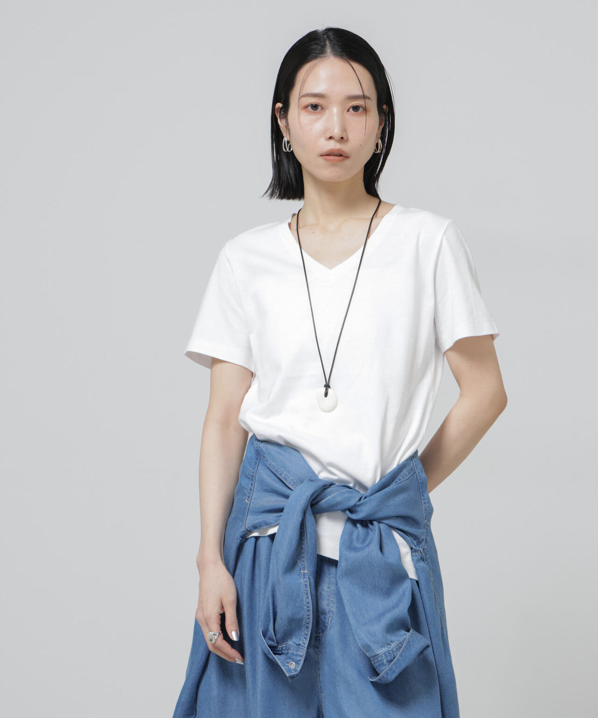 Anti Soaked(R) 汗染み防止VネックTシャツ