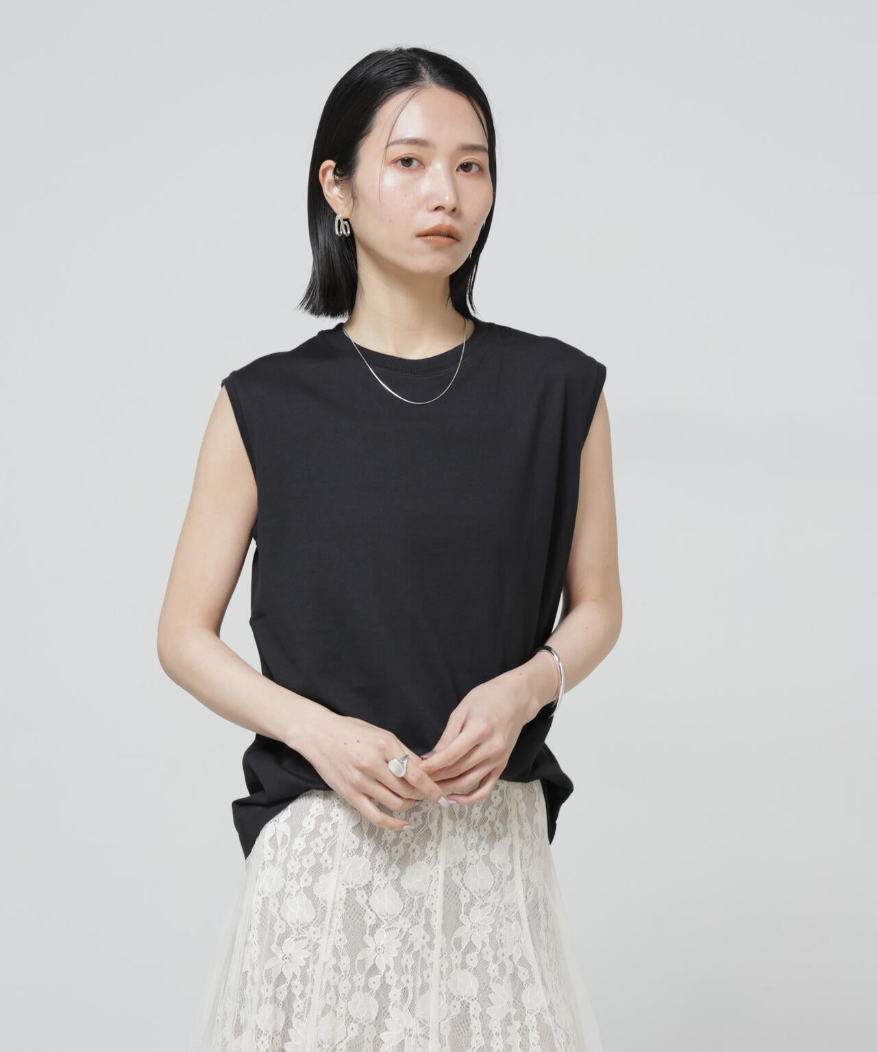 Anti Soaked(R) 汗染み防止ノースリーブTシャツ
