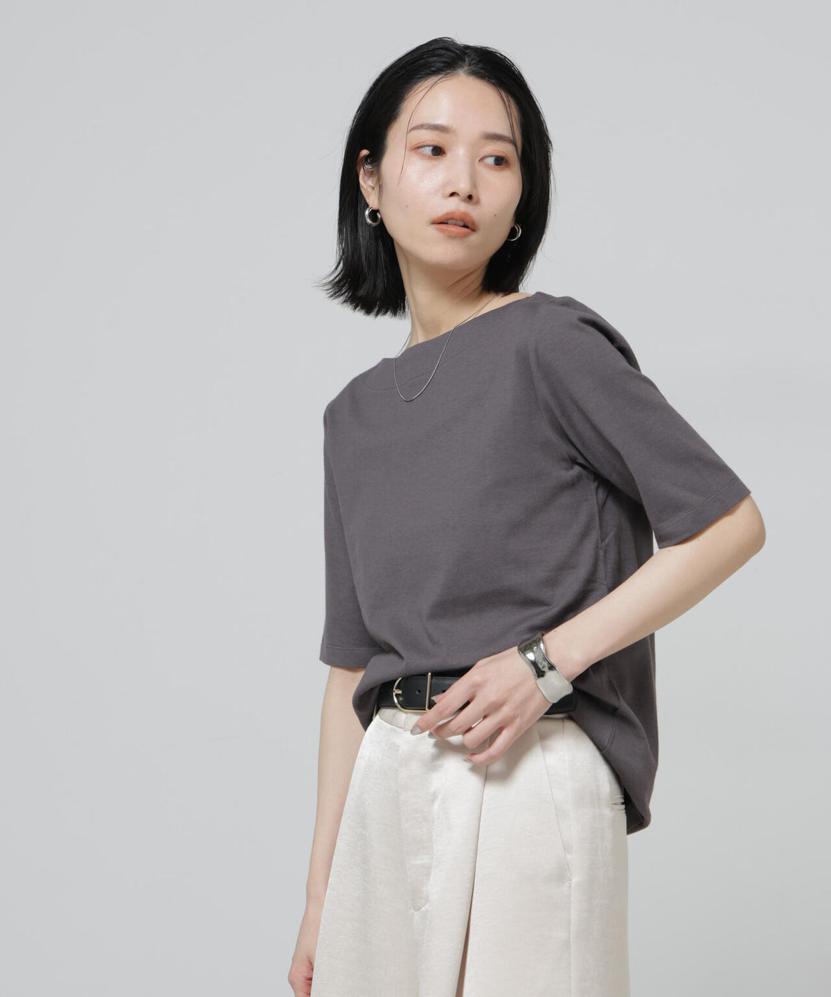 Anti Soaked(R) 汗染み防止ボートネックTシャツ