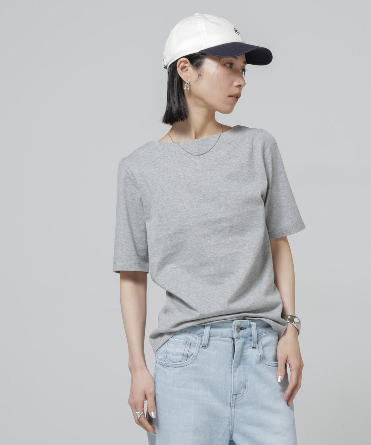 Anti Soaked(R) 汗染み防止ボートネックTシャツ