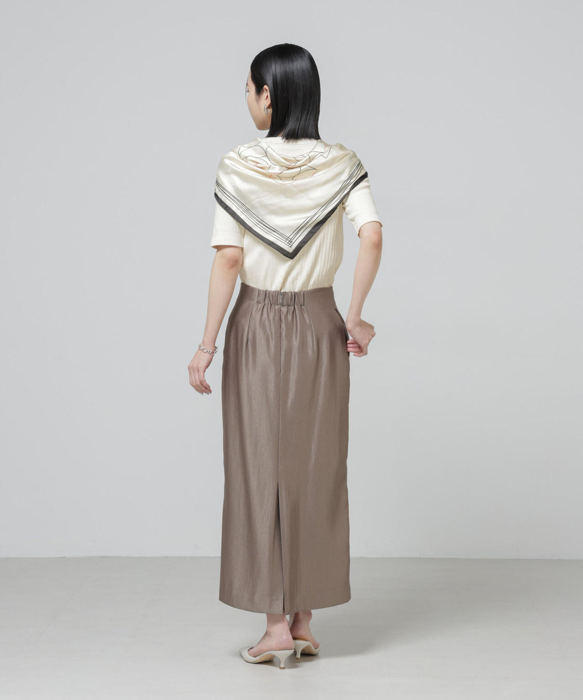 Anti Soaked(R) 汗染み防止クルーネックリブTシャツ