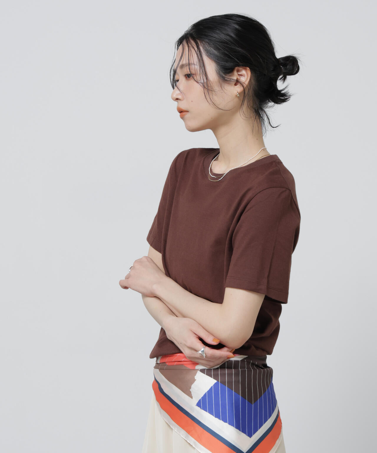Anti Soaked(R) 汗染み防止カラフルクルーTシャツ