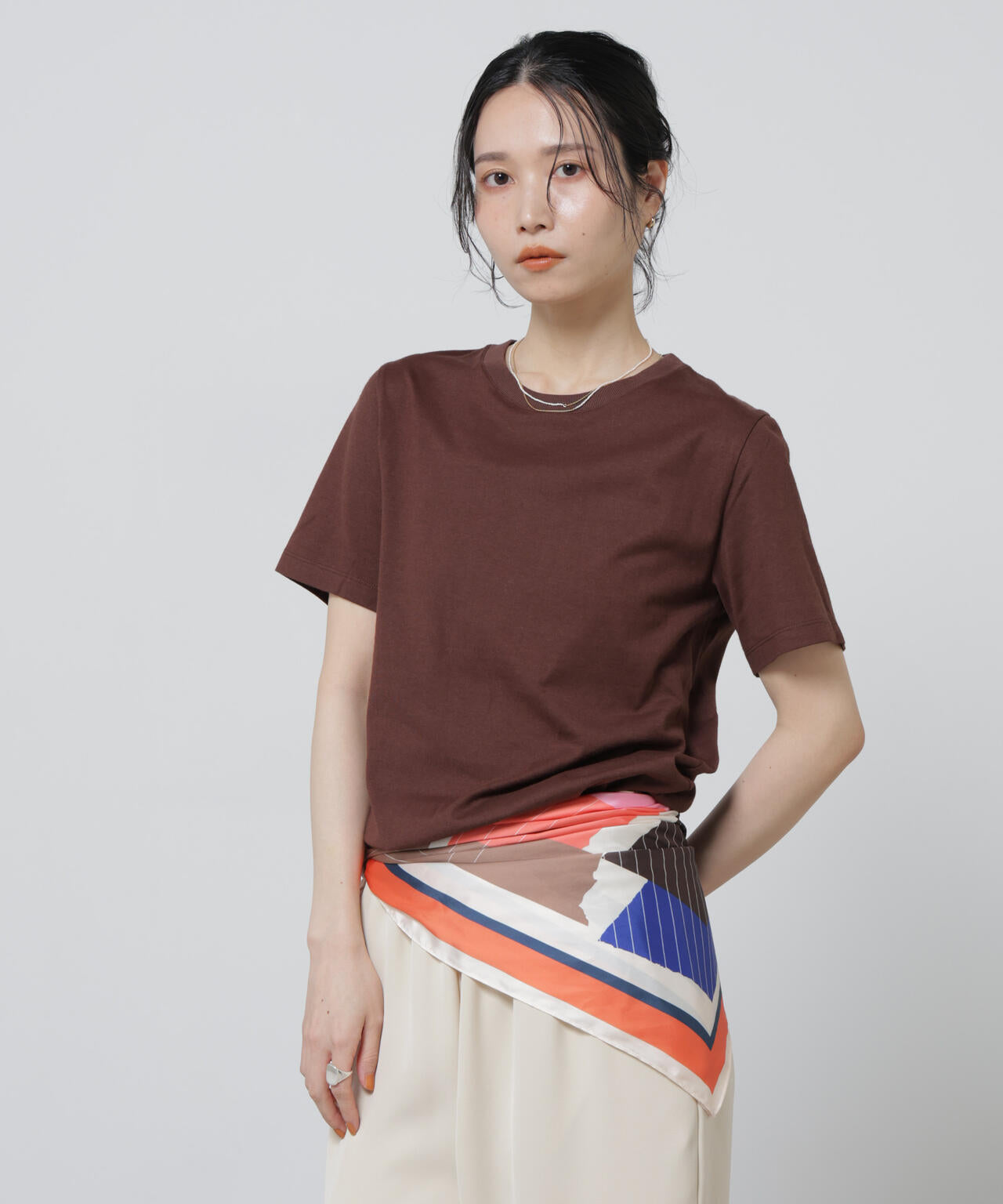 Anti Soaked(R) 汗染み防止カラフルクルーTシャツ