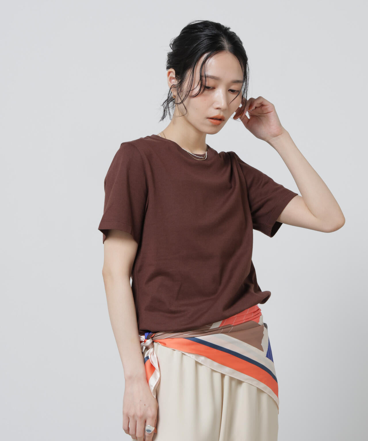 Anti Soaked(R) 汗染み防止カラフルクルーTシャツ