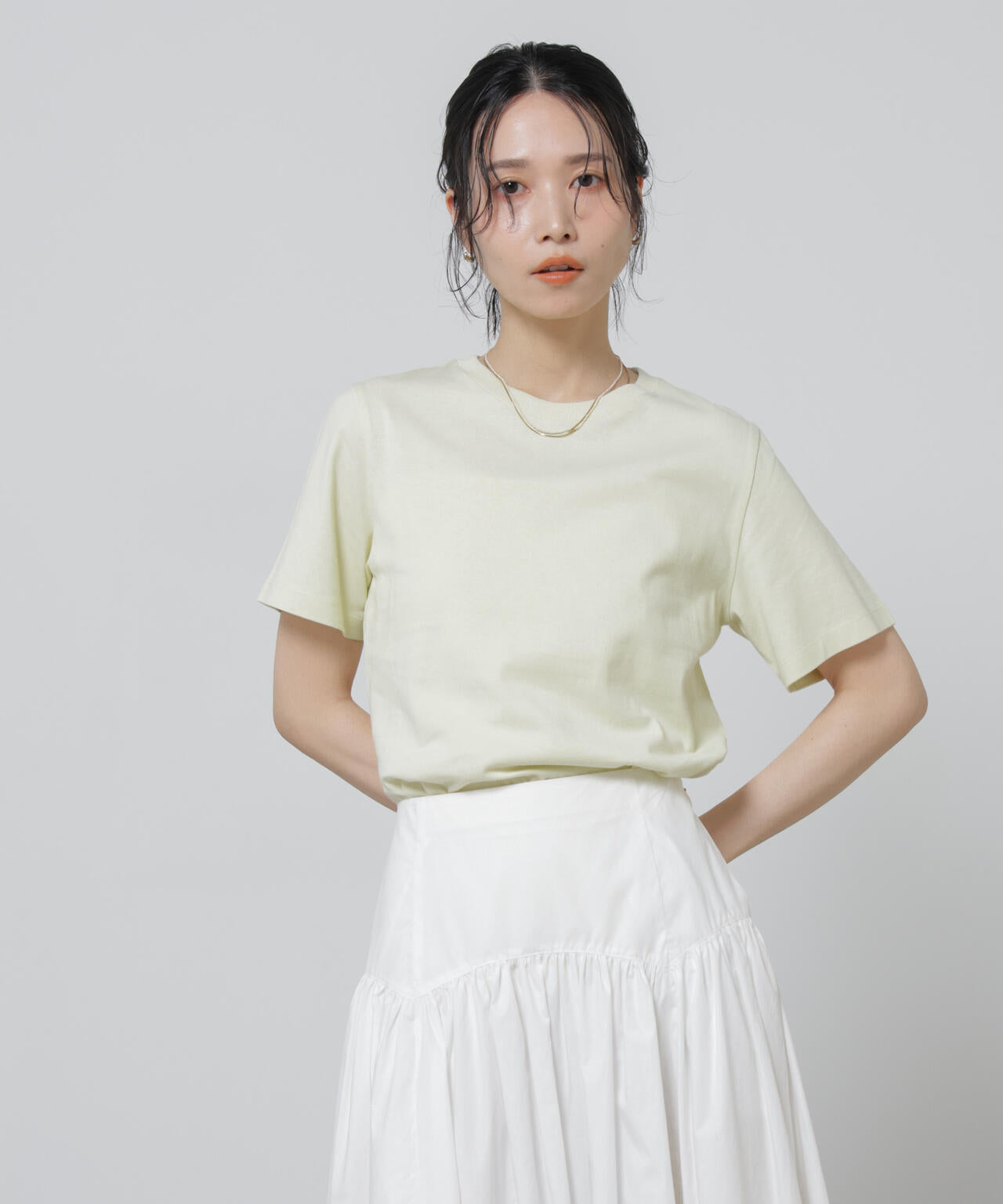 Anti Soaked(R) 汗染み防止カラフルクルーTシャツ