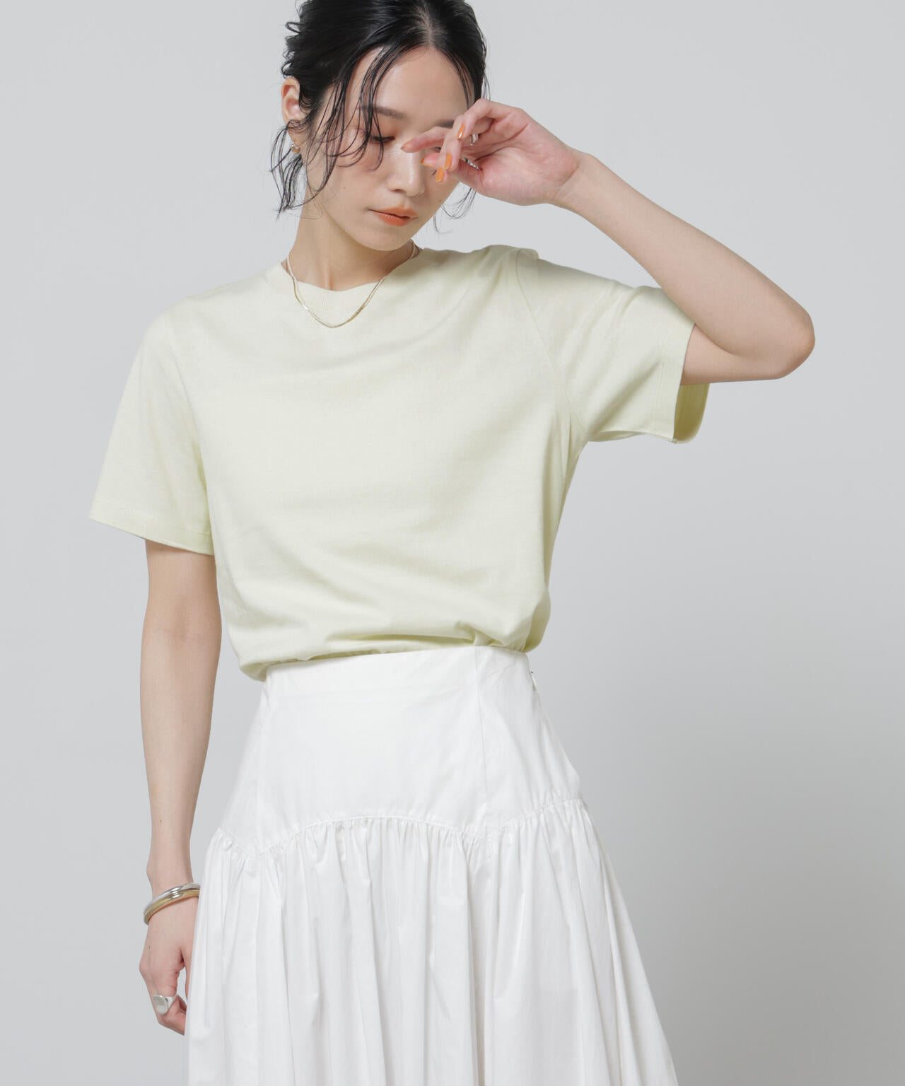Anti Soaked(R) 汗染み防止カラフルクルーTシャツ