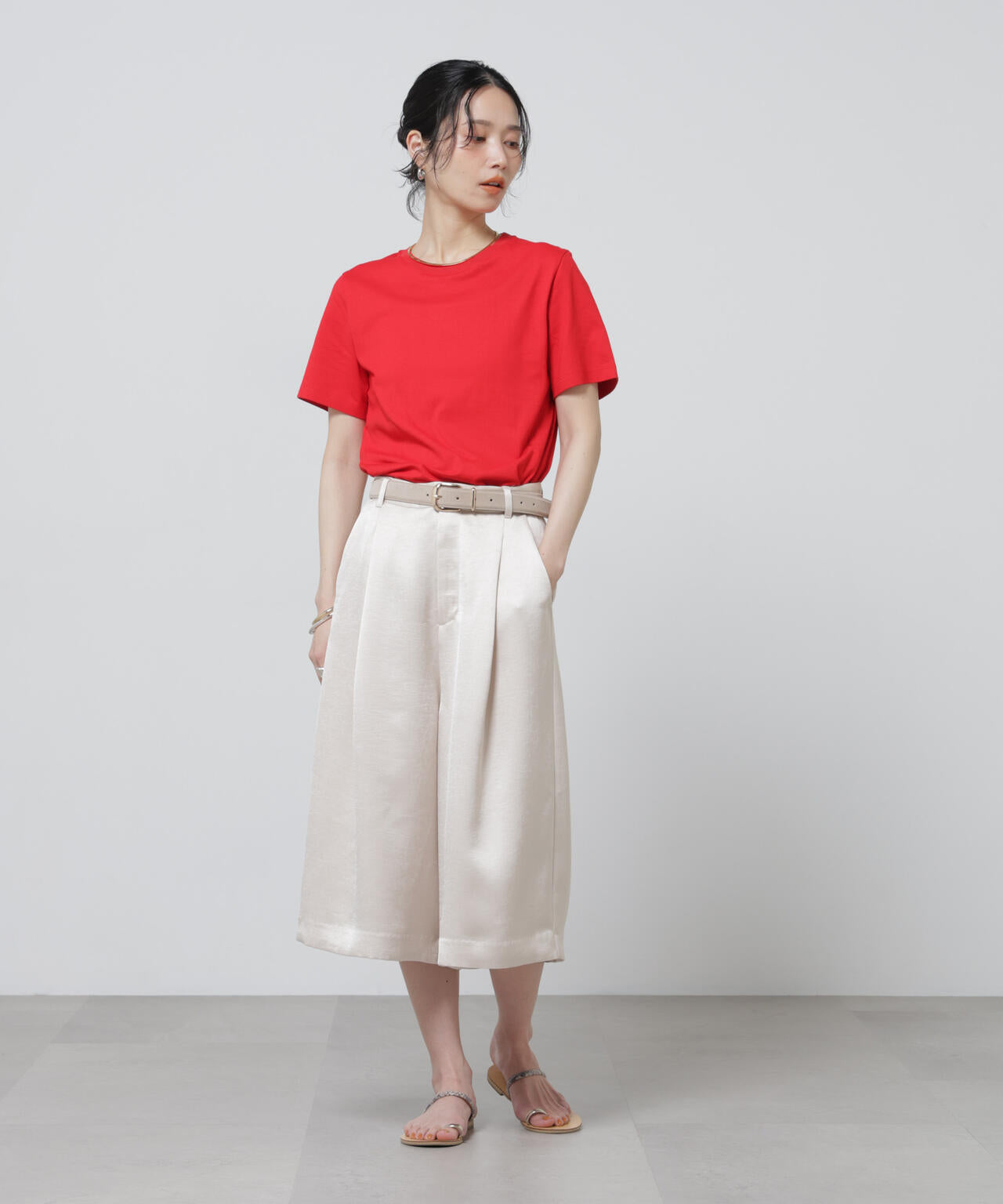 Anti Soaked(R) 汗染み防止カラフルクルーTシャツ