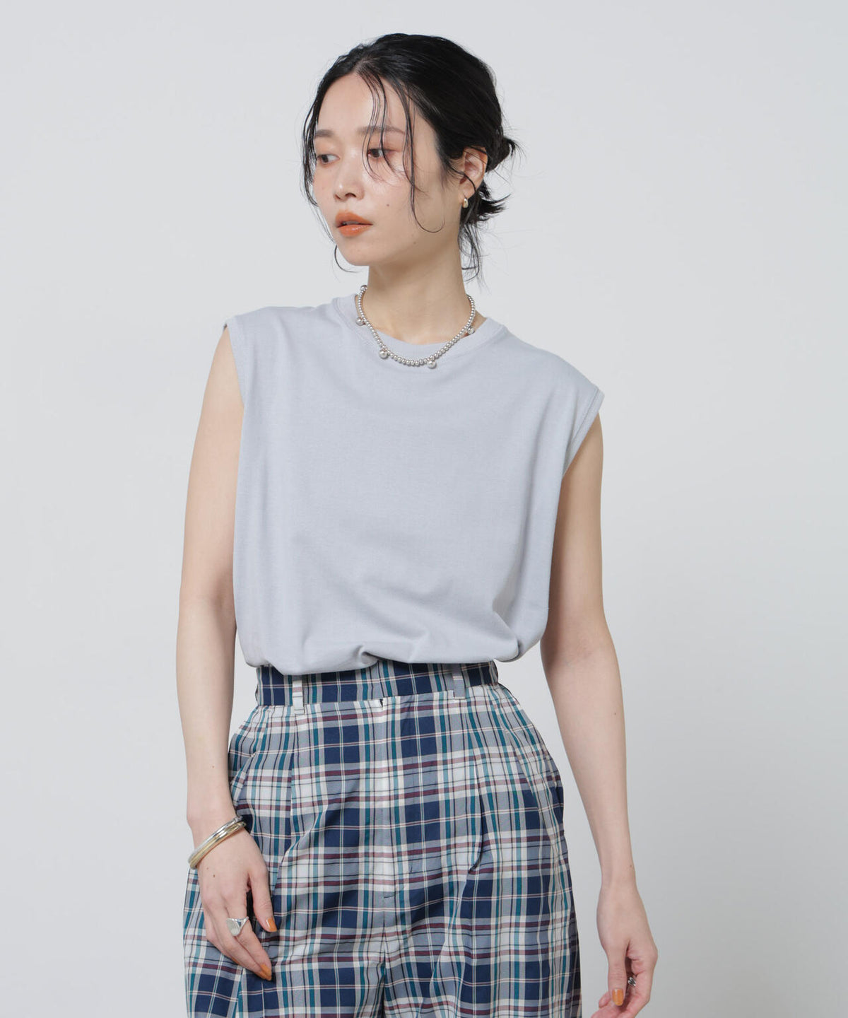 Anti Soaked(R) 汗染み防止カラフルノースリTシャツ