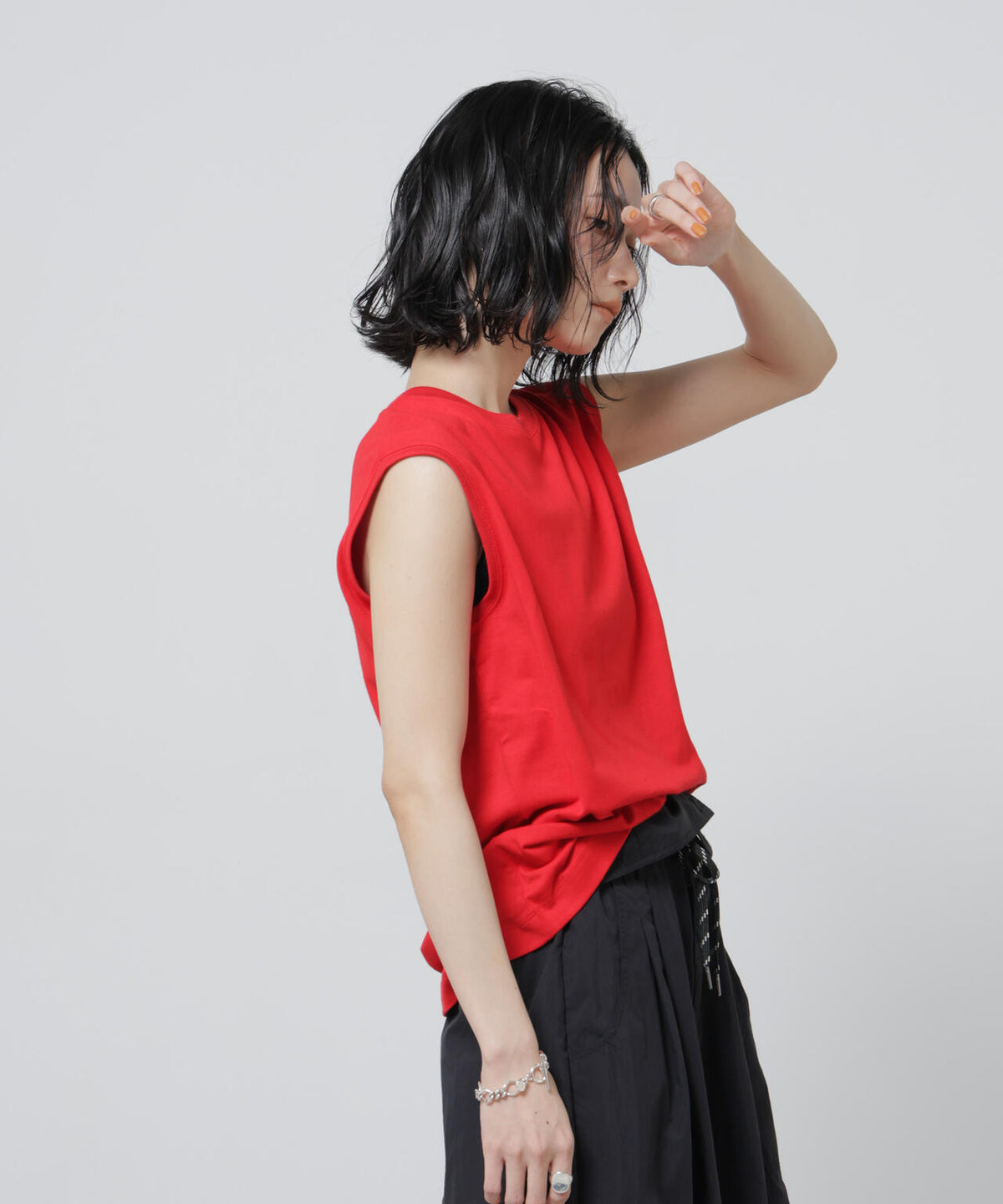 Anti Soaked(R) 汗染み防止カラフルノースリTシャツ
