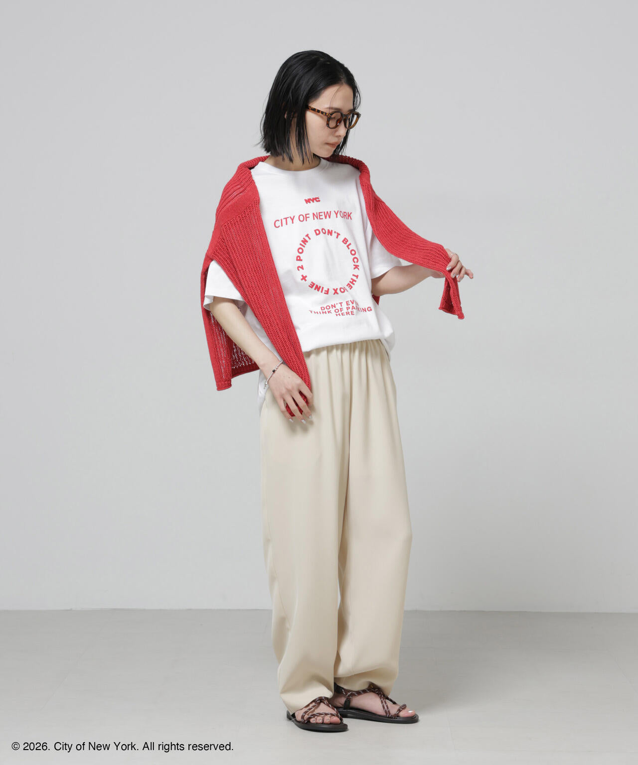 GOOD ROCK SPEED×Anti Soaked(R) 汗染み防止 NYC Tシャツ
