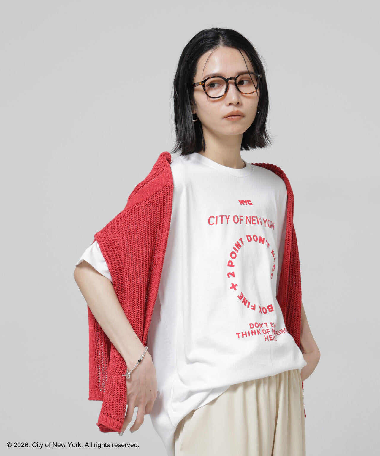 GOOD ROCK SPEED×Anti Soaked(R) 汗染み防止 NYC Tシャツ