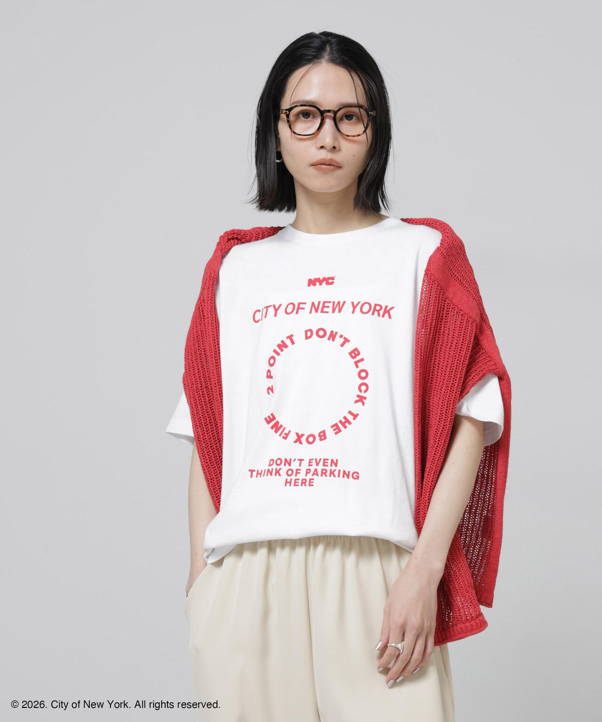 GOOD ROCK SPEED×Anti Soaked(R) 汗染み防止 NYC Tシャツ
