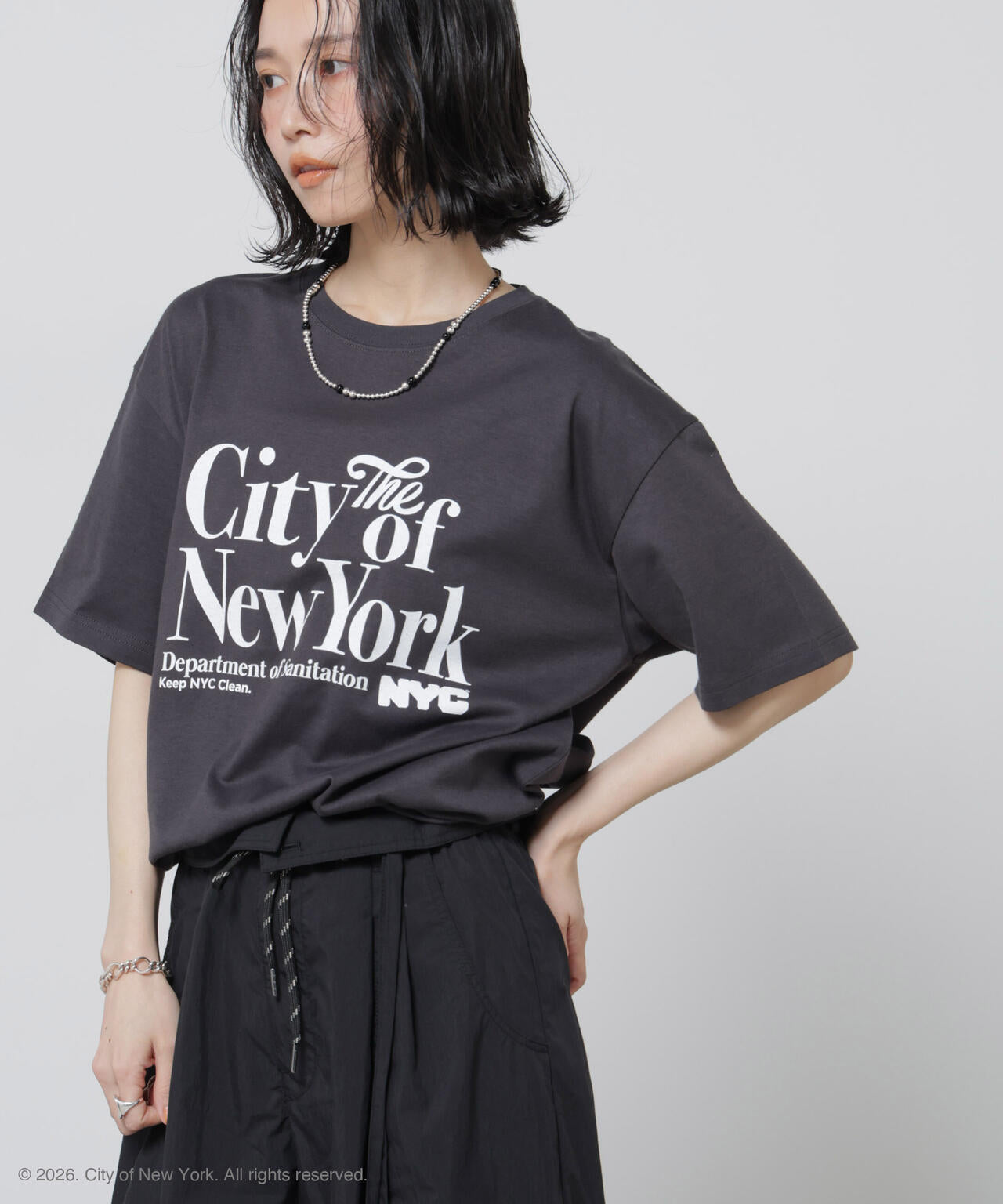 GOOD ROCK SPEED×Anti Soaked(R) 汗染み防止 NYC Tシャツ