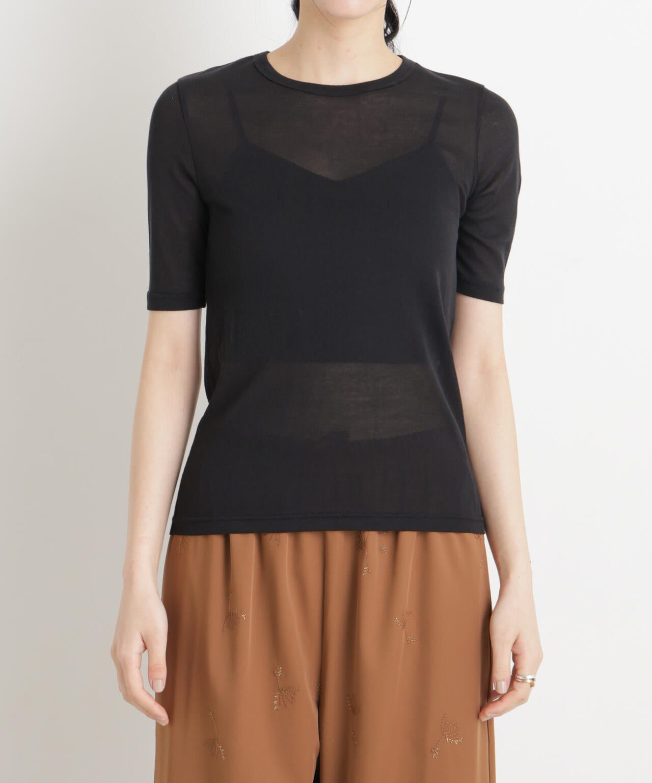 シアーツイストフライスTシャツ