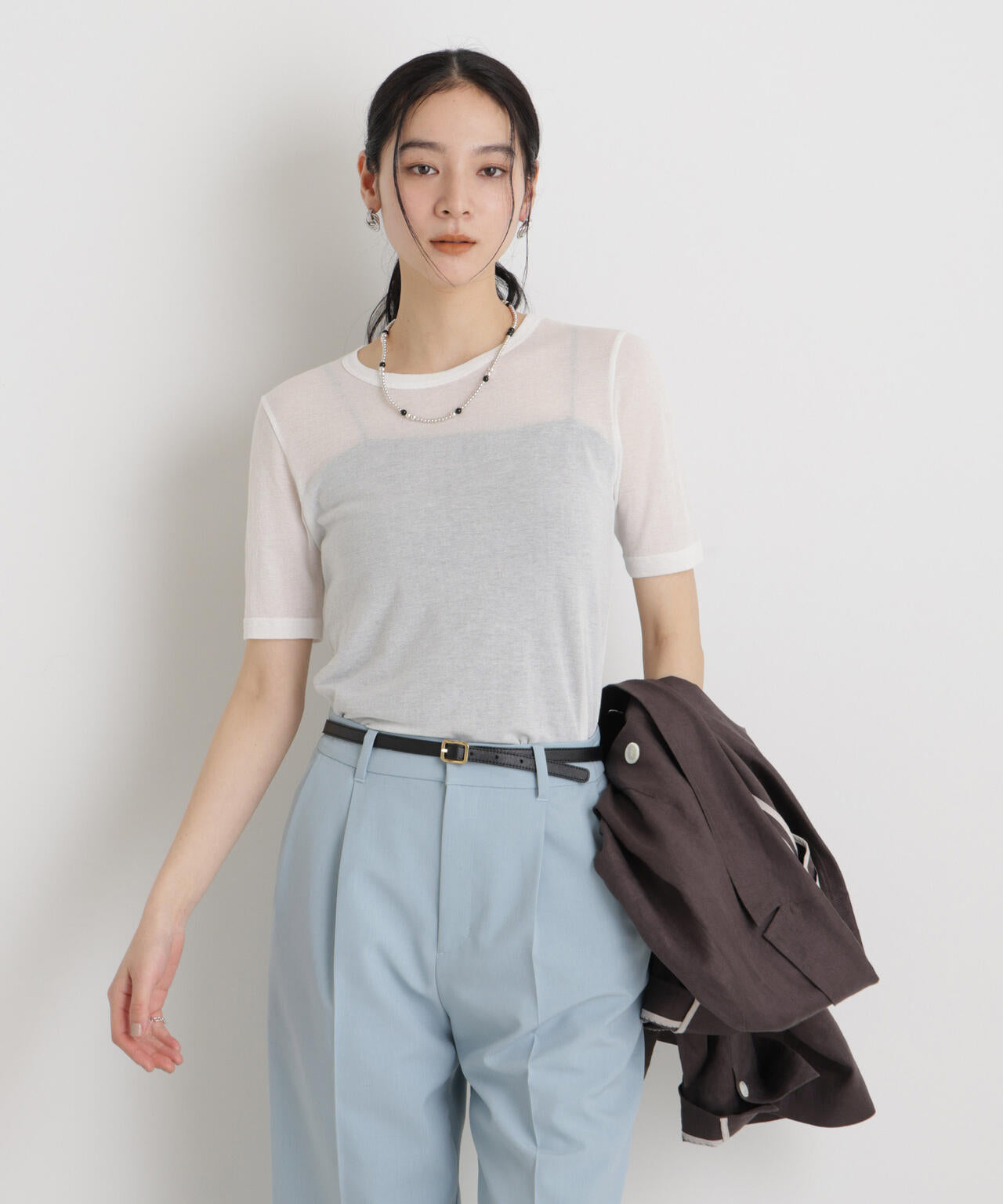 シアーツイストフライスTシャツ