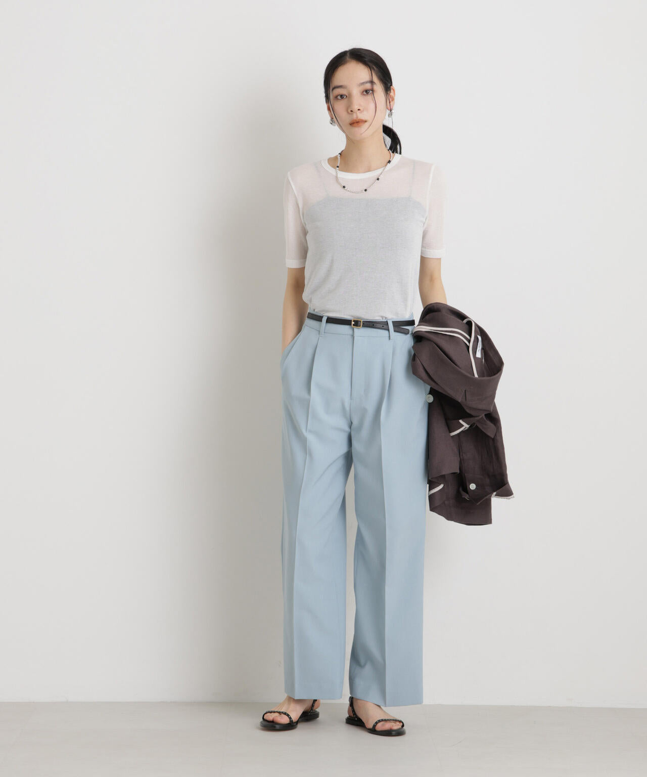 シアーツイストフライスTシャツ