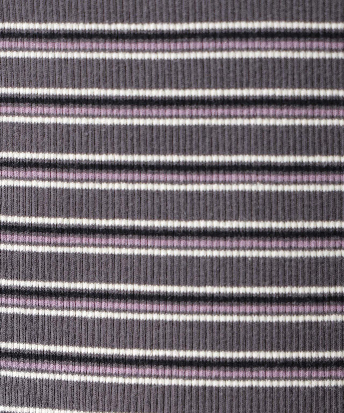 ボーダーテレコヘンリーネックTシャツ