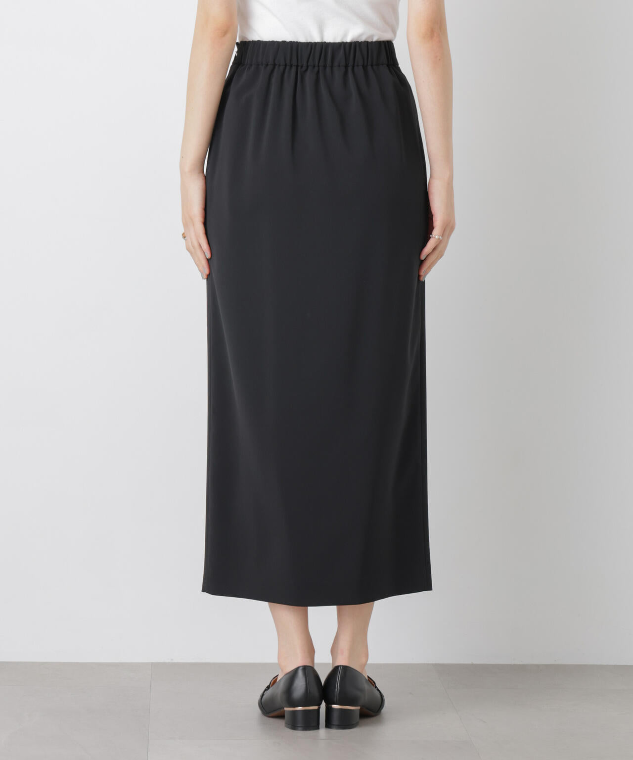 ハイツイストドライタックスリットロングスカート(セットアップ可)