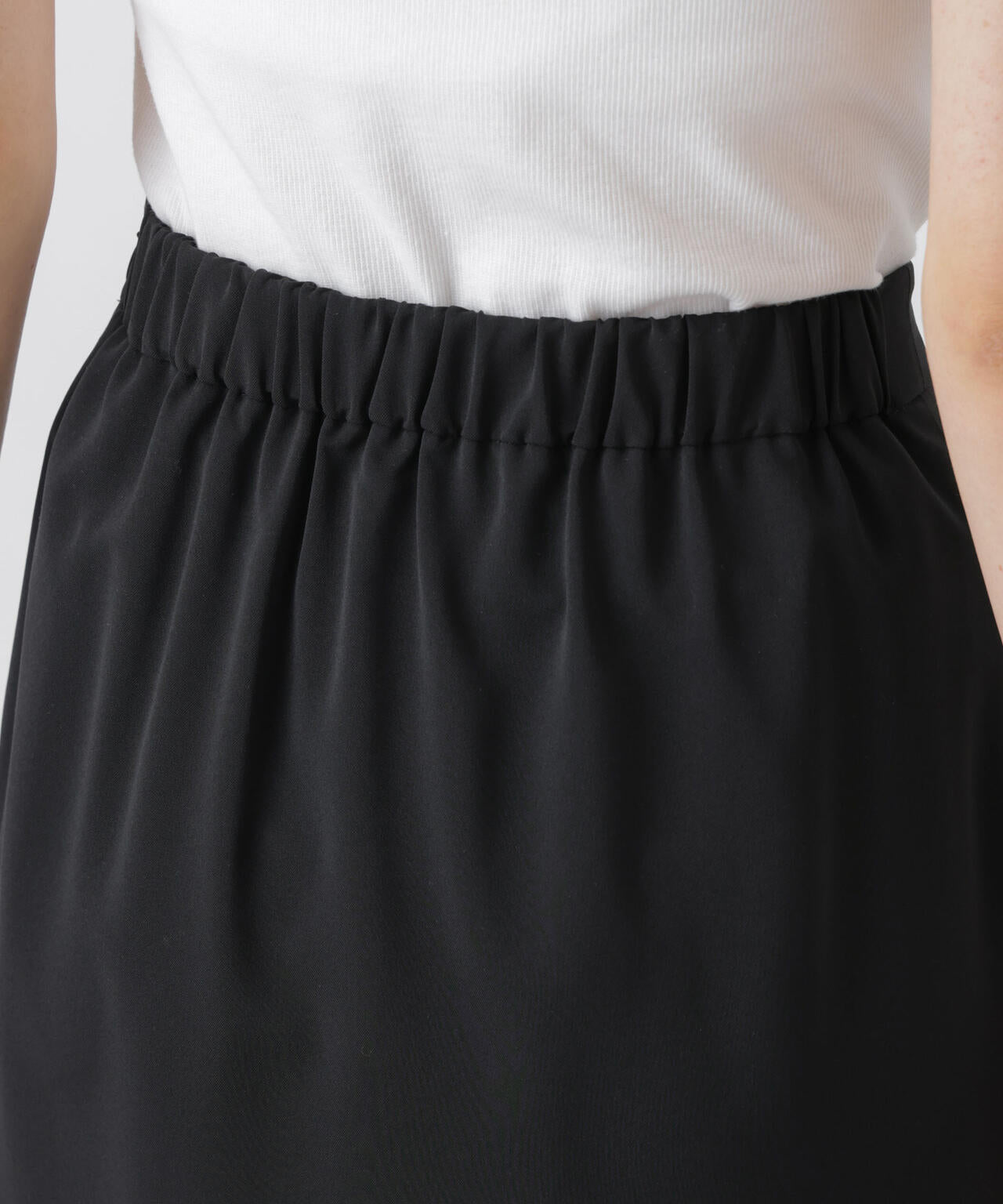 ハイツイストドライタックスリットロングスカート(セットアップ可)