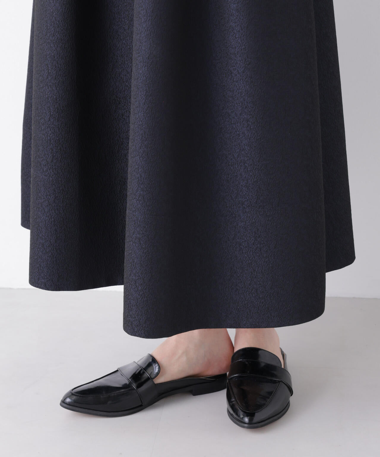 ジャガードボリュームタックスカート(セットアップ可)