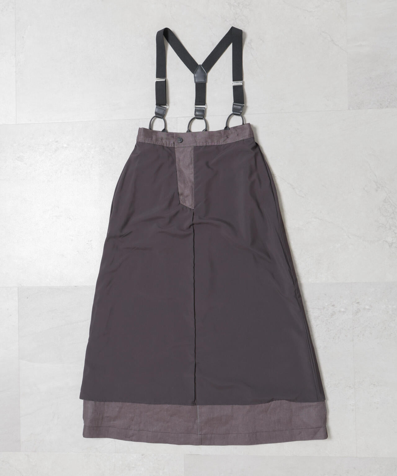 European Flax サスペンダー付きスカート(セットアップ可)