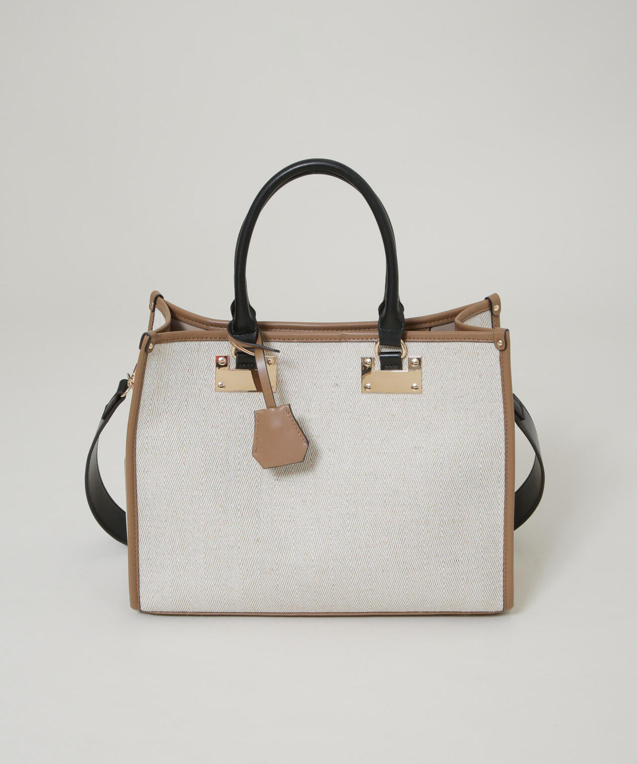 バイカラーキャンバスバッグ