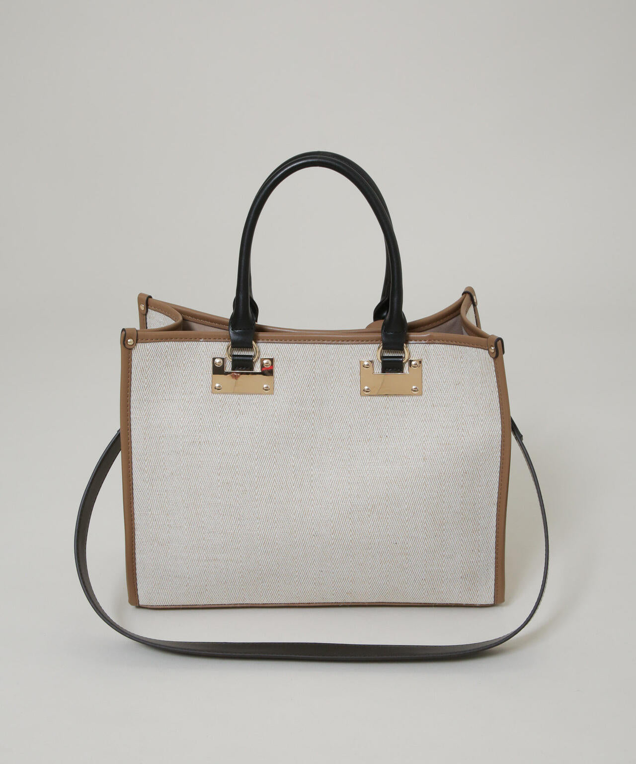 バイカラーキャンバスバッグ