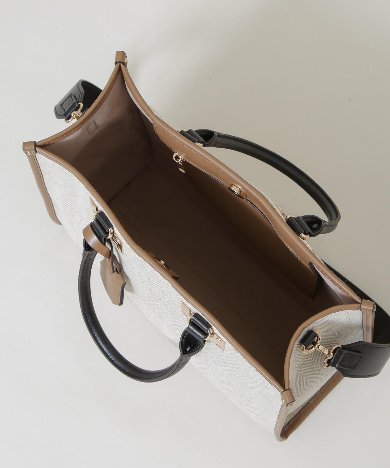 バイカラーキャンバスバッグ