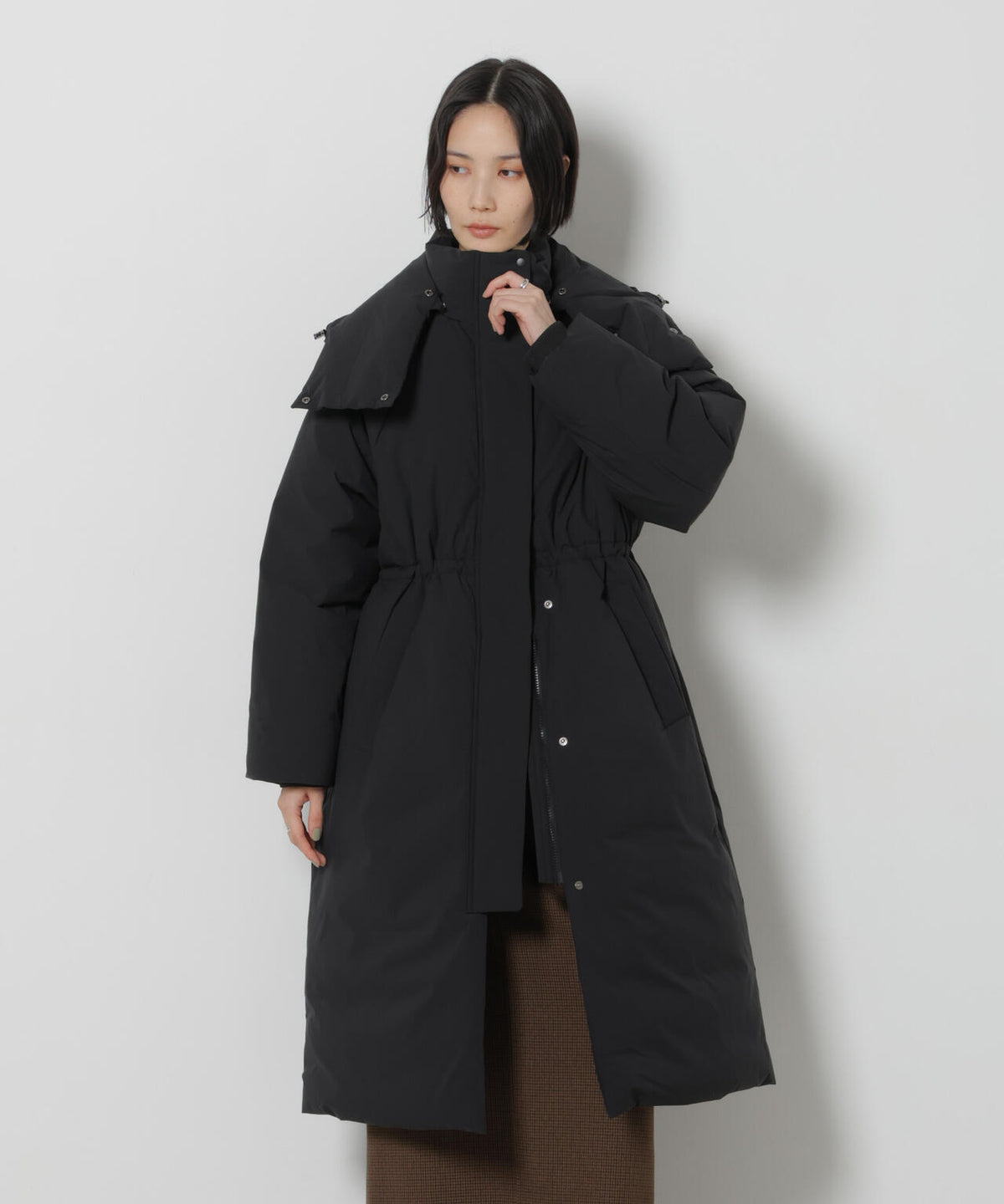 「My西川ダウン(R)」バラクラバフードロングダウン