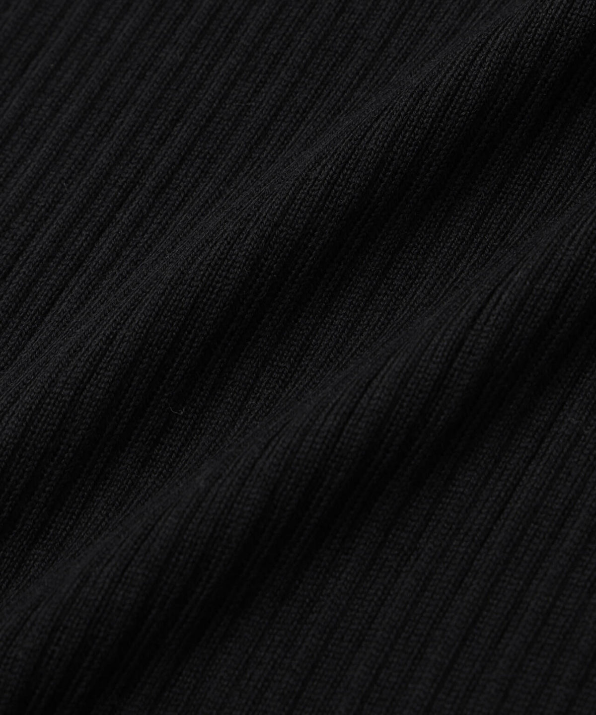 毛玉レスニット バイカラーフリルリブニット