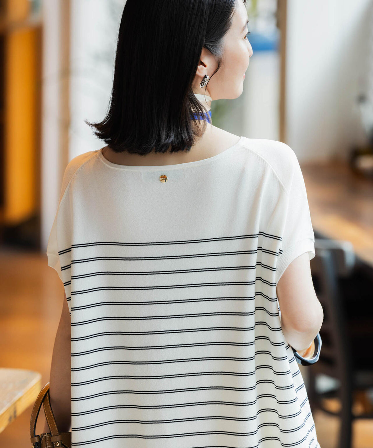 SUMMER VEIL KNIT ワイドプルオーバー
