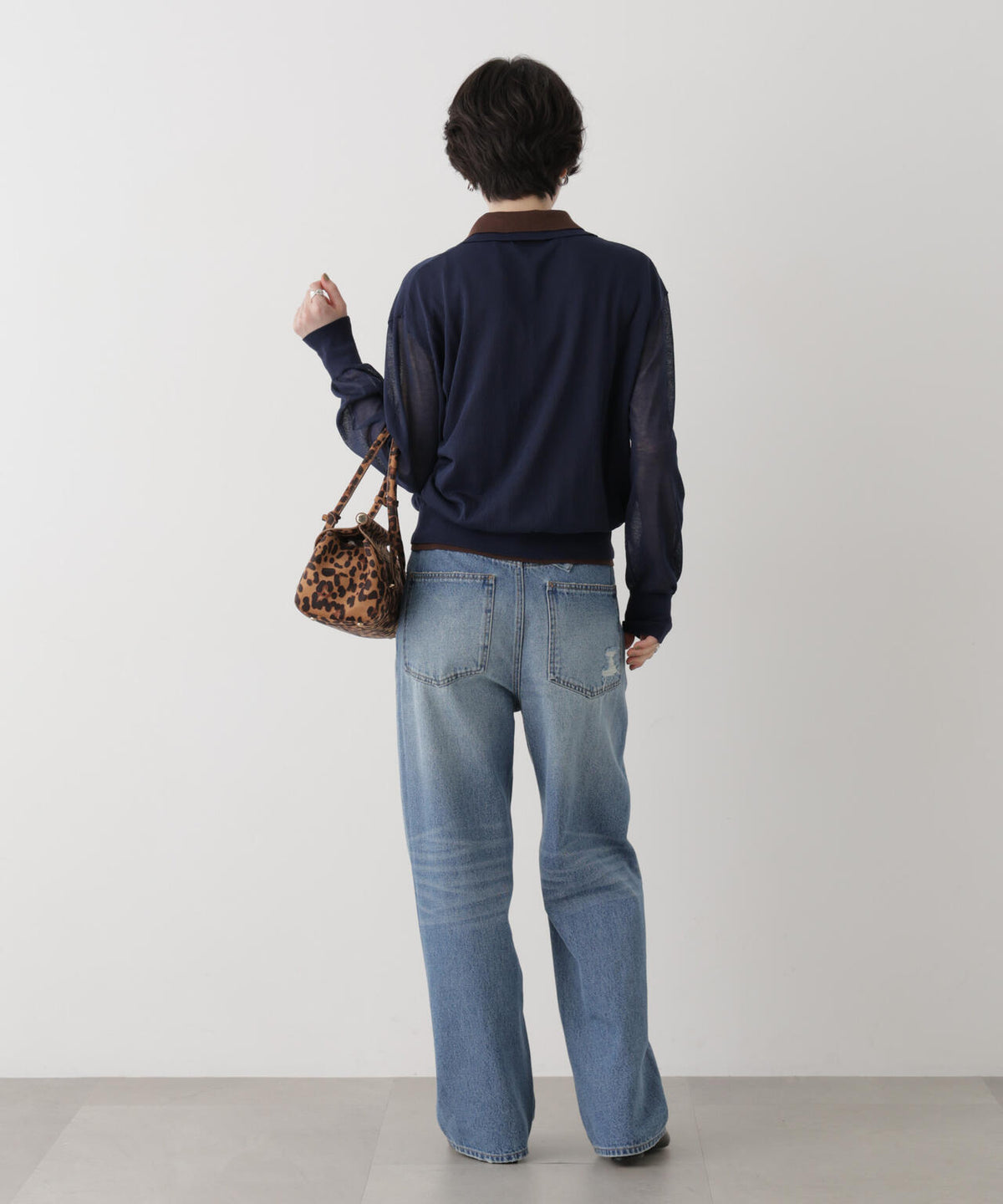レイヤードライクシアーポロニット
