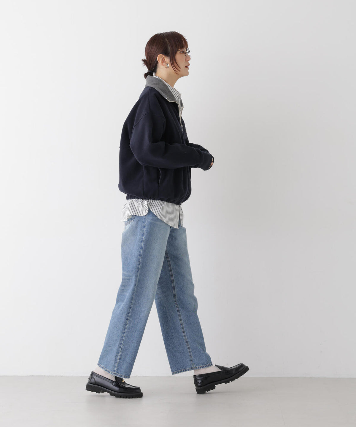 フリースジップジャケット