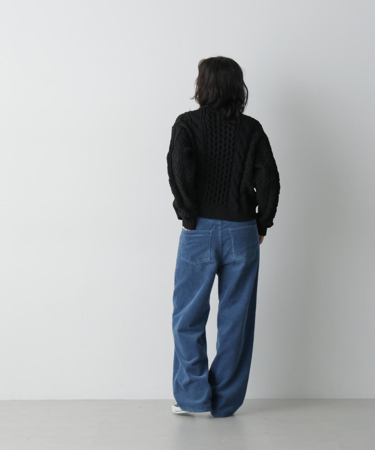 「STEVELOUR」太コールストレートパンツ