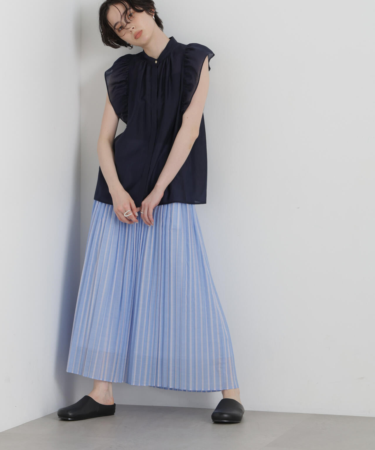 165cm B:75 W:58 H:88 着用サイズ:F