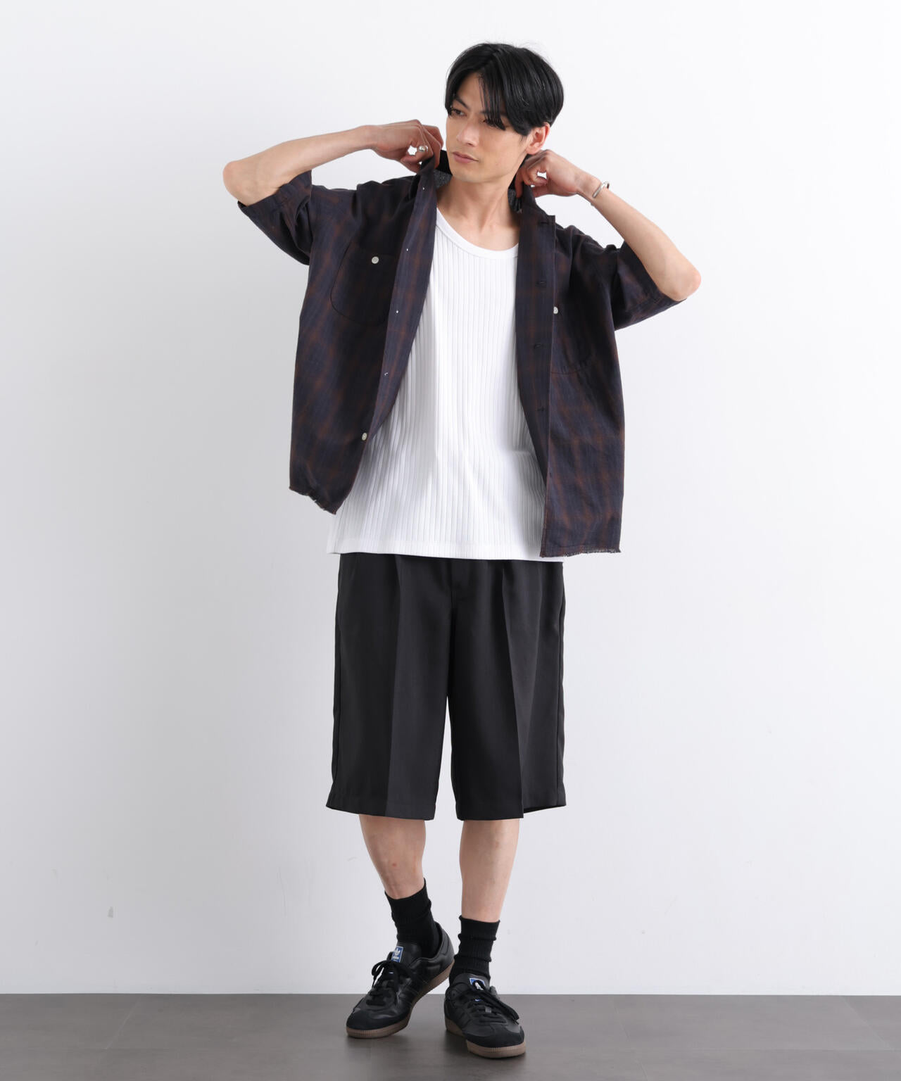 Dickies/別注 Wide Tuck Short Pants