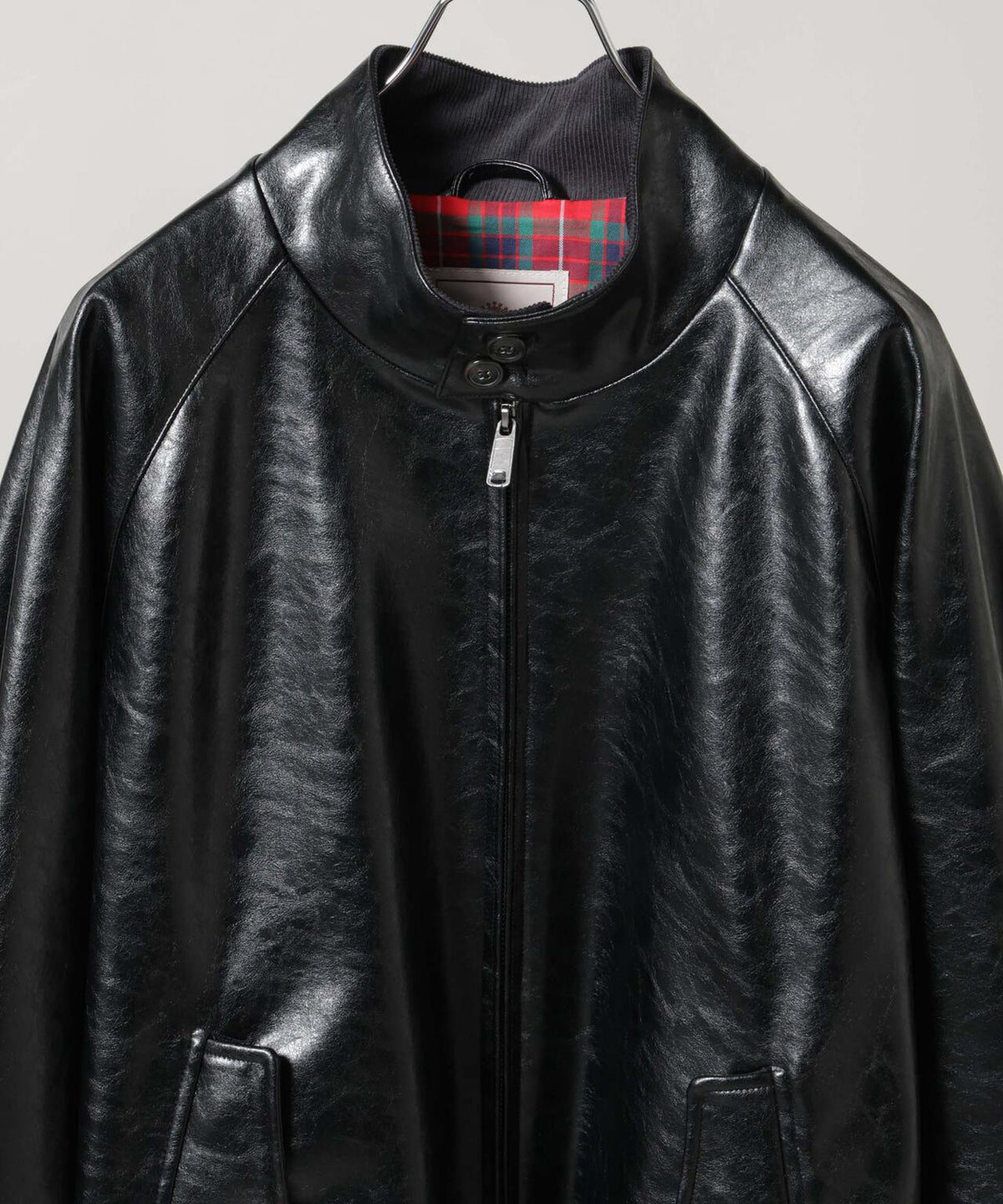 BARACUTA/別注 G9 フェイクレザー ショート ブルゾン