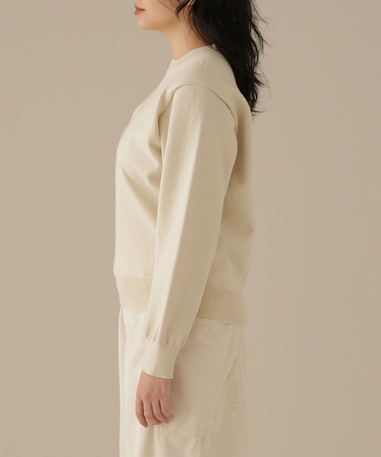 YONETOMI/別注 RIGID CASHMERE KNIT P/O