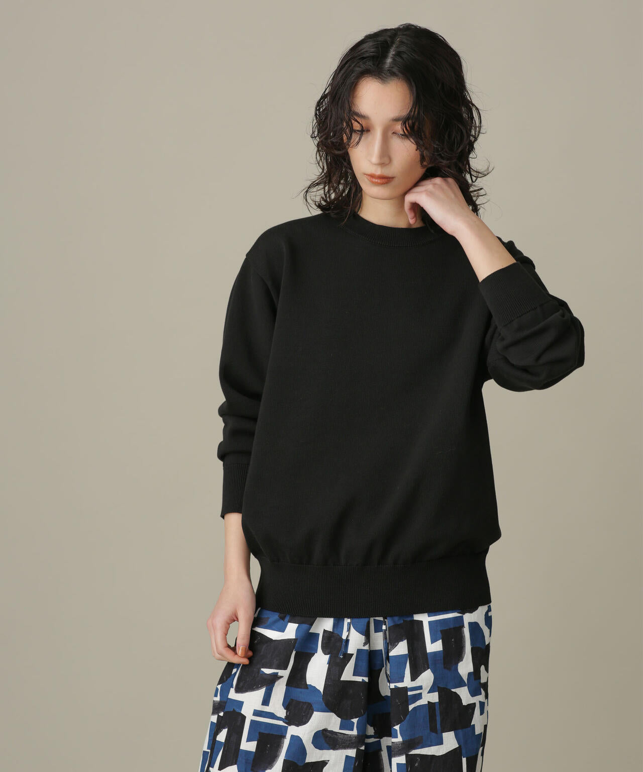 YONETOMI/RIGID SEA ISLAND COTTON P/O