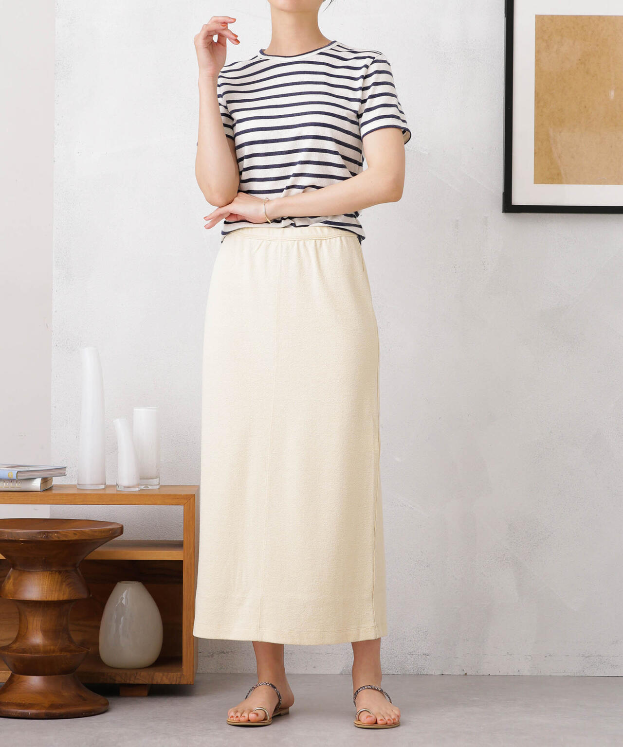 YLEVE/HIGH TWIST BOUCLE JERSEY SK